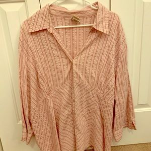 Plus Size Button Up Top